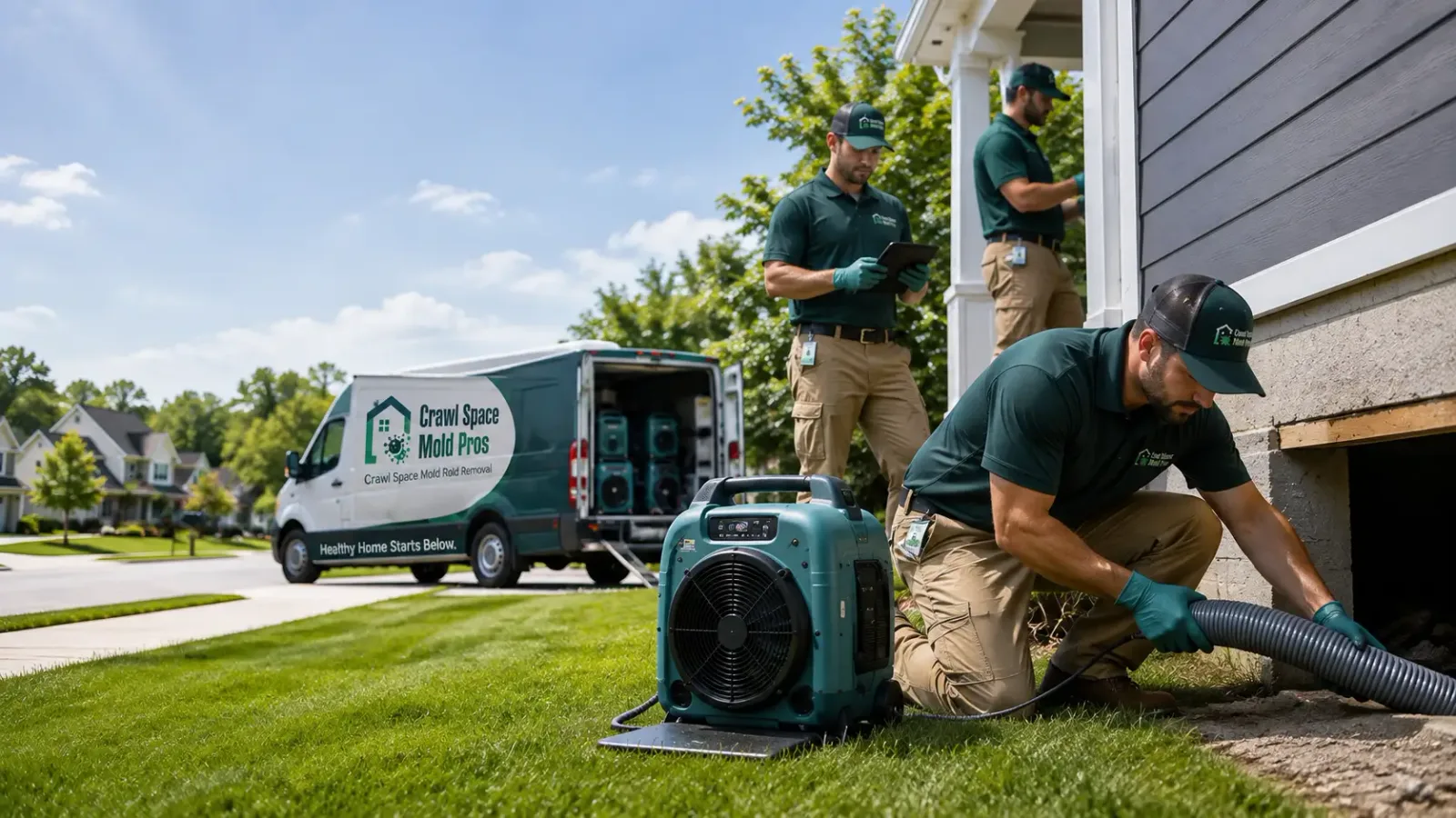Crawl Space Mold Removal in Maywood, CA
